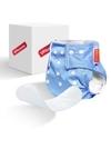 VParents Solid Washable Baby Cloth Diaper Reusable Adjustable Size Waterproof Pocket Cloth Diaper Nappie (With Insert) (Pack of 1)