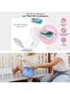 VParents Solid Washable Baby Cloth Diaper Reusable Adjustable Size Waterproof Pocket Cloth Diaper Nappie (With Insert) (Pack of 1)