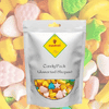 Foodcan Chocolate Gem for Cake Decoration (Choco Burst Munchies) Candy Pack 400 Gram + Candy Pack (Assorted Shapes) Colorful, Hard and Fruity Flavor, 400 Grams | Pack of 2