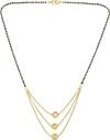 Asmitta Jewellery Womens Gold-Plated Alloy Mangalsutra