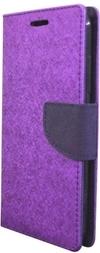 COVERBLACK Artificial Leather::Rubber Flip Cover Compatible model for Mi Redmi Note 5 Pro - Purple
