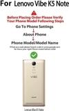 COVERBLACK Rubber Back Cover Compatible model for Lenovo Vibe K5 Note - Transparent