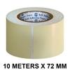 VCR Double Side White Foam Tape - 10 Meters in Length - 72mm / 3" Width - 1 Roll Per Pack