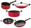 NIRLON Aluminium Non Stick Kitchen Essential Cookware Set (Pack of 5)