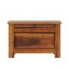 SMAART CRAAFTS Radha Solid Wood Bedside Table - Premium Rectangular Design with 1 Drawer and 1 Tray - Nightstand and End Table for Bedroom and Home - Pure Sheesham Wood with Maple Finish