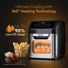 AGARO Regency 1800W, 12L, Family Rotisserie Oven, Electric Air Fryer, Silver