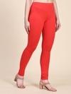 Outflits Ladies Chudithar Leggings (CORAL, X-Large)