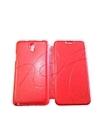 CLUBCLASSY Synthetic Leather flip Cover case Brown Compatible for Samsung Galaxy Note 3 Neo / N7505 / N7500