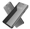 CLUBCLASSY Black Poly Carboncate 360 Degree Body Protection, Semi Transparent, Shock Proof Corners, Magnetic, Mirror Finish Looks Classy Flip Cover