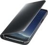 CLUBCLASSY Black Poly Carboncate 360 Degree Body Protection, Semi Transparent, Shock Proof Corners, Magnetic, Mirror Finish Looks Classy Flip Cover