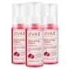 JIVA AYURVEDA Rose Petal Natural Water - Natural Toner for All Skin Types - Balances pH & Hydrates Skin - 100 ml Each- Pack of 3 Men & Women (300 ml)