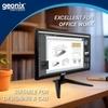 GEONIX PC Monitor (47 cm/18.5 Inch) | Resolution 1366 x 768 | Display Output-VGA & HDMI | LED Display | Power Consumption 21W (Max) | 3 Years Warranty