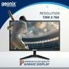 GEONIX PC Monitor (47 cm/18.5 Inch) | Resolution 1366 x 768 | Display Output-VGA & HDMI | LED Display | Power Consumption 21W (Max) | 3 Years Warranty