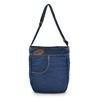 Tener 9 L Denim Sling Bag - Tunic Style , Front & Back Slip Pockets, Enzyme - Wash