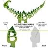 Zyozique Green Color Dinosaur HAPPY BIRTHDAY Banner - Dinosaur Birthday Party Decorations for Boys Kids Dino Theme Party Supplies T-Rex Hanging Wall Decoration