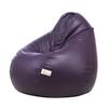 SATTVA Classy.Elegant.Stylish XXL Purple Leatherette Bean Bag Cover 24 inch x 24 inch x 42 inch