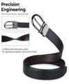 Elite  Crafts Men Italian Leather  Belt Silver buckle 34 inches