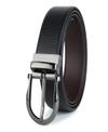 Elite  Crafts Men Italian Leather  Belt Silver buckle 34 inches