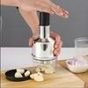 Pri s Onion Garlic Hand Press Chopper - Manual Vegetable Dicer, Garlic Crusher & Mincer, Handheld Twister Cutter for Onions, Garlic, and Vegetables - Food Chopper Kitchen Tool