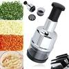 Pri s Onion Garlic Hand Press Chopper - Manual Vegetable Dicer, Garlic Crusher & Mincer, Handheld Twister Cutter for Onions, Garlic, and Vegetables - Food Chopper Kitchen Tool