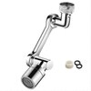 COSSIMO Faucet Aerator 1080 Rotating Faucet Extender Universal Splash Filter Big Angle Swivel Kitchen Tap Extend Bathroom Bubbler Wash Sink Gargle Face Eye Hair