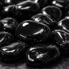 TREEMAISON Black Onyx Tumble Stone | 100 gm Natural Crystal Pebble Tumbled Gemstone | Reiki Healing Stone | Vastu Correction Gravel | Aquarium Pebbles | Home Decor | Garden Table Decor | Pack of 1