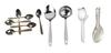 Blue Wonder Stainless Steel Golden Spoon, Small Paan, Small Chamcha, Small Ladle and Rice Palta (Pack of 5)