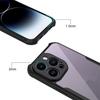 ELVEN Transparent Clear Design Back Cover for Apple Iphone 16 Pro with Camera Protection Bump and Shockproof Design Back Case
