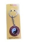 Iconic Keychains Yatin Feng Shui Yin Yang Keychain (Red)