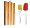 HighClaire Wooden Chopping Board With Spatula & Oil Brush Kitchen Tool Set  (Cutting Board, Spatula, Brush)