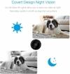 ROCKTECH Small Camera Wireless CCTV with Audio and Video,WiFi Mobile Connectivity, Night Vision, Motion Detection