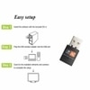 ROCKTECH USB 5G WiFi Dual Band Wireless Dongle with 600Mbps Speed for PC Laptop Desktop Compatible Supports Windows Vista /7/8/8.1/10, mac OS