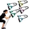 ShopiMoz Single String Toning Resistance Tube Exerciser for Workout Strength Training Physical Therapy with Adjustable Grip for Men and Women
