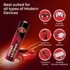 Eveready Ultima Alkaline AAA Battery, 400% Longer Lasting, Anti-Leak Turbolock Technology, Eco-Friendly Batteries for High-Drain Devices Household Devices & Toys, Pack of 10