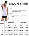 RUBS Men's Slimming Body Shaper Vest | Abs & Abdomen Compression Shirt | Stretchable Tummy Tucker Undershirt (1-White & 2-Black, Size: L, Pack of 3)