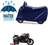 RONISH Waterproof Two Wheeler Cover for TVS (Apache RTR 200, Blue) PLAIN-NAVY-BLUE_BHV1-015