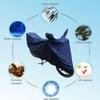 RONISH Waterproof Two Wheeler Cover for TVS (Apache RTR 200, Blue) PLAIN-NAVY-BLUE_BHV1-015