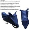 RONISH Waterproof Two Wheeler Cover for TVS (Apache RTR 200, Blue) PLAIN-NAVY-BLUE_BHV1-015