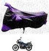 JVG Two Wheeler Cover for Royal Enfield (Thunderbird 350, Purple, Black)