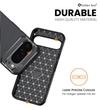 Golden Sand for Google Pixel 9 Pro XL 5G Cover Drop Tested Shock Proof Slim Armor Aramid Carbon Fibre Rugged TPU Case for Google Pixel 9 Pro XL 5G, Black