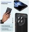 Golden Sand Leather Textured Back Cover Case Compatible with OnePlus 13 5G (ShockProof TPU | Midnight Black)