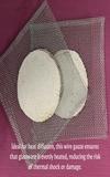 Diagnoware Wire Gauze with ceramic center for laboratory heat resistant, Stainless Steel (Pack of 10)