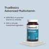 TrueBasics Advanced Multivitamin, Multivitamin for Men & Women, Energy Blend, Immunity Blend, Stress Buster Blend | Clinically Researched Ingredients & Herbal Extracts, 60 Multivitamin Tablets