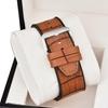 SWADESI STUFF Analog Quartz Wrist Watch for Men and Boys | Stylish Leather Strap | Classic Round Dial | Luxury Fashion Timepiece | Elegant Casual & Formal Wear Accessory