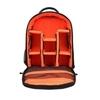 SMILEDRIVE Waterproof DSLR Backpack Camera Bag, Lens Accessories Carry Case for All SLR Cameras (Black and Orange, Made in India)