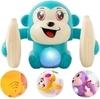Childgossip Premium Quality Dancing and Spinning Monkey Toy With Light And Music (Multicolor)