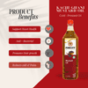 Pinkcity Wellness Pure Kachi Ghani Mustard Oil 8 L| Wooden Cold Pressed | 8 x 1 Litre Bottle