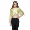 S@M !NC Yellow Printed Poncho for Women