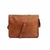 Pranjals House Leather Brown Laptop Messenger Bag