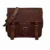 Pranjals House Leather Dark Brown Messenger Bag